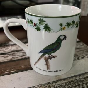 Parrot Tropical French Bird Monticello Parrot Collectible Coffee Mug